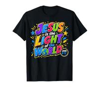 Jesus is The Light of The World John 8:12 VBS Illumination Maglietta