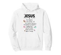 Jesus is The Messiah Mighty God Beautiful Savior Lamb of God Felpa con Cappuccio