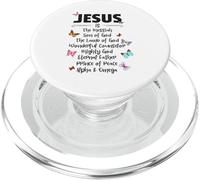 Jesus is The Messiah Mighty God Beautiful Savior Lamb of God PopSockets PopGrip per MagSafe