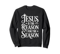 Jesus is The Reason Christian Christmas Time Design Felpa