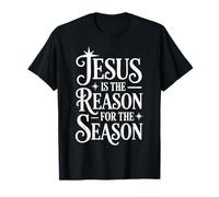 Jesus is The Reason Christian Christmas Time Design Maglietta