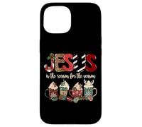 Jesus Is The Reason For The Season For Christmas Christian Custodia per iPhone 15