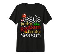 Jesus Is The Reason for The Season for Christmas Maglietta Premium