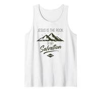 Jesus is The Rock of My Salvation - Psalm 62:6 Faith Verse Canotta