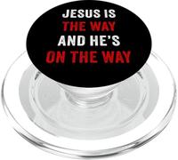 JESUS is The Way And He's On The Way - Christian Evangelism PopSockets PopGrip per MagSafe