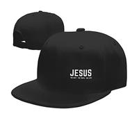 Jesus Is The Way - Scripture Donna Uomo Cappellino con Visiera Regolabile Berretto da Baseball Confortevole Cappello Trucker per Sport All'Aperto Pesca