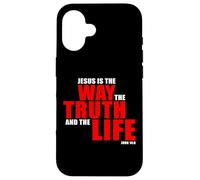 JESUS is the WAY the TRUTH and the LIFE - John 14:6 Bible Custodia per iPhone 16