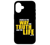JESUS is the WAY the TRUTH and the LIFE - John 14:6 Bible Custodia per iPhone 16