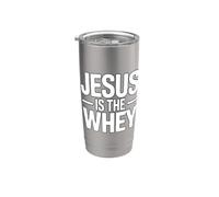 Jesus Is The Whey Bicchiere termico in acciaio inox doppia parete