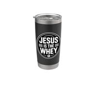 Jesus Is The Whey Bicchiere termico in acciaio inox doppia parete