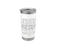 Jesus Is The Whey Bicchiere termico in acciaio inox doppia parete