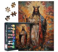 Jesus Jigsaw Puzzle colorati 1000 pezzi per adulti Gesù Cristo Jigsaw Puzzle sfida intellettuale decorazione da parete ideale per puzzle appassionati, dimensioni finite: 70 x 50 cm