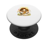 Jesus Kawaii Chibi Open Arms Vieni da me Benvenuto Arte PopSockets PopGrip Adesivo