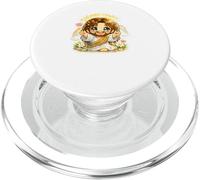 Jesus Kawaii Chibi Open Arms Vieni da me Benvenuto Arte PopSockets PopGrip per MagSafe