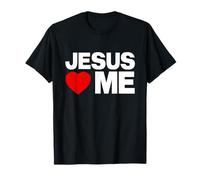 Jesus Love Me Christian Quote Camicie Maglietta