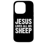 Jesus Loves All His Sheep Custodia per iPhone 14 Pro