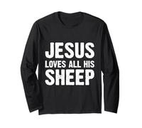 Jesus Loves all His Sheep Maglia a Manica