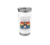 Jesus Loves Me This I Know Bicchiere termico in acciaio inox doppia parete
