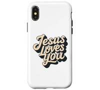 Jesus Loves You because Jesus is God Custodia per iPhone X/XS