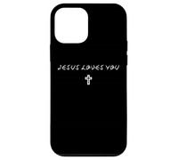 Jesus Loves You Christian Inspirational Citazione Motivazionale Custodia per iPhone 12 mini