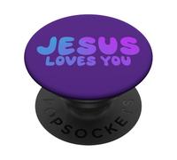 JESUS LOVES YOU PopSockets PopGrip Adesivo