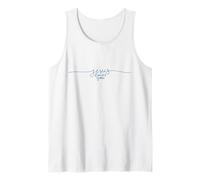 Jesus Loves You Stile minimale Scritto a Mano Canotta