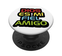 Jesús mi fiel amigo Dios es fiel con los que le son fieles PopSockets PopGrip Adesivo