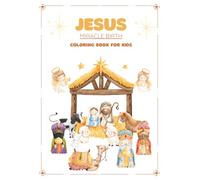 Jesus miracle birth: coloring book for kids