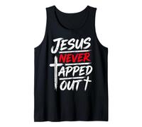 Jesus Never Tapped out Christian Wrestling Apparel Canotta