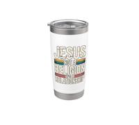 Jesus Not A Religion It's A Relationship Bicchiere termico in acciaio inox doppia parete