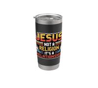 Jesus Not A Religion It's A Relationship Bicchiere termico in acciaio inox doppia parete