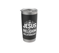 Jesus Not A Religion It's A Relationship Bicchiere termico in acciaio inox doppia parete
