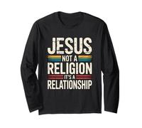 Jesus Not A Religion It's A Relationship Maglia a Manica