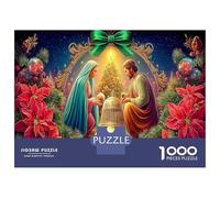 Jesus on White Horse Jigsaw Puzzle Impossible 1000Pcs Interesting Decorazione Per La Casa. Rilassamento E Intelligence Per Adulti E Ragazzi Da 14 Anni 70x50cm/1000pcs