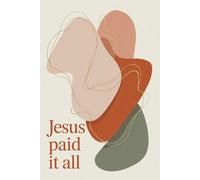 Jesus Paid It All - A Simple Lined Devotional Notebook: Beautiful pastel notebook for prayers, thoughts & inspiration - 170 pages
