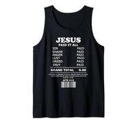 Jesus Paid It all Receipt Canotta
