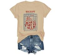 Jesus Paid It All T-Shirt, Christian Tee Tshirt, Jesus Shirt, Unisex, cachi, S