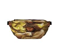 Jesus per donna e uomo, borsa a tracolla religiosa Christ Church God per sport, viaggi, escursionismo, corsa e jogging.