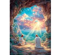 Jesus Praying by The Sea Puzzle 1000 Pezzi Sfida Rompicapo Estrema Impossibile Da Completare Per Collezionisti Esperti Regalo Per Chi Ama Le Sfide 1000 PCS