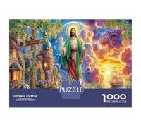 Jesus Preaching in Forest Jigsaw Puzzle 1000 Pezzi Classici Per Adulti E Bambini ≥12 Anni Giochi Educativi Religious Illustration Per Appassionati Esperti Decorazione Casa Imparo Logica Visualizzazion
