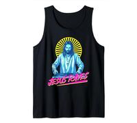 Jesus Raves Techno House Party EDM Festival Goa Electro Rave Canotta