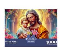 Jesus - Religion Awe-Inspiring Jigsaw Puzzles for Adults A 1000-Piece (Advanced) Saga of Impossible, Hard, And Difficult Challenging Puzzle Games for Women & Men - A Bonding Adventure for Adult