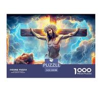 Jesus - Religion Herculean Jigsaw Puzzles for Adults A 1000-Piece (Advanced) Epic of Impossible, Hard, And Difficult Challenging Puzzle Games - The Supreme Gift for Puzzle-Loving Adults And Kid