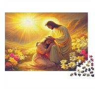 Jesus - Religion Jigsaw Puzzle Impossibili 1000 Pezzi Jesus Blessing A Person Decorazione Per La Casa. Giochi Rilassamento E Intelligence Per Adulti E Ragazzi Da 14 Anni 70x50cm/1000pcs