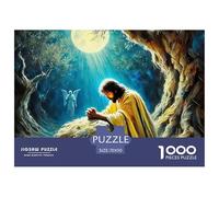 Jesus - Religion Puzzle 1000 Pezzi Per Adulti E Bambini Con Una Misura Impegnativo E Difficile Giochi Rilassamento,Regalo Per Amore E Amico 70x50cm/1000pcs