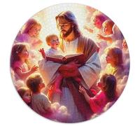 Jesus - Religion Puzzle 1000 Pezzi Per Adulti, Sfida Familiare, Antistress, Esercita Memoria Per Famiglia, Regali 1000pcs (67.5x67.5cm)