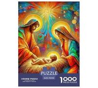 Jesus - Religion Puzzle Da 1000 Pezzi Per Adulti E Bambini Da 14 Anni E Più Jigsaw Multicolore Moderno Gioco Familiare Regalo Amore E Amico 70x50cm/1000pcs
