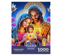 Jesus - Religion Puzzle Da 1000 Pezzi Per Adulti E Bambini Dai 12 Anni in Su Multicolore Immagine Dipinta Educativi Idea Regalo Uomo E Donna 70x50cm/1000pcs