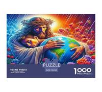 Jesus - Religion Puzzle Da 1000 Pezzi Per Famiglie Numerose:Absolutely Stunning Un Progetto Comune Che Unisce Tutti!