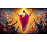 Jesus-Religion Puzzle impossibili 1000 Pezzi Decorazione per la casa. Giochi di Rilassamento e Intelletto per adulti e ragazzi da 14 anni 38x52cm/1000pcs